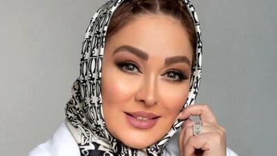 عکس / استایل جذاب  الهام حمیدی با تاج ملکه زیبایی .../ مدل جدید ابروهایش پرطرفدار شد ...