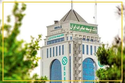 پرداخت ۱۵۰ همت تسهیلات بانک توسعه صادرات ایران به صنایع مختلف