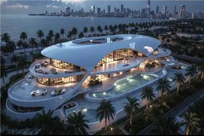 معماری خلاقانه؛ شیخ عرب کنار اقیانوس خونه ساخته پر جلال و جبروت ویوش کپی GTA