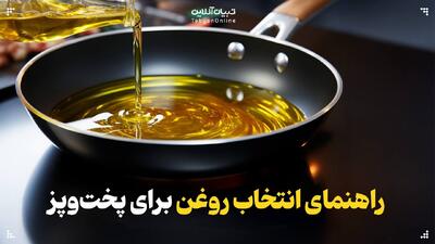 راهنمای انتخاب روغن برای پخت‌وپز