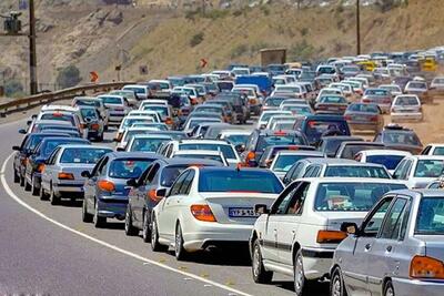 ترافیک ۱۵ کیلومتری در خروجی این استان