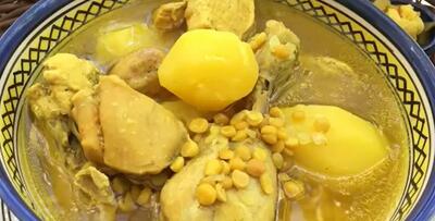 آبگوشت مرغ گردی / آبگوشت ساده و خوشمزه که خیلی راحت درست میشه