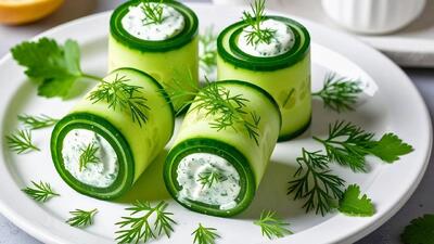 میدونستی میشه با خیار و پنیر خامه ای همچین صبحانه دلچسبی درست کرد ؟!