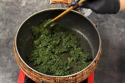 سرخ کردن سبزی بدون جذب روغن / سبزی را با این روش سرخ کنید