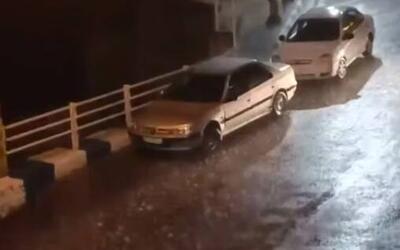 فیلم/ بارش شدید باران در کلیبر آذربایجان شرقی