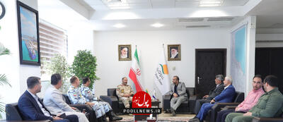 دیدار فرمانده مرزبانی گیلان با مدیرعامل منطقه آزاد انزلی