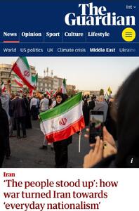 تبدیل میهن‌پرستی، به روزمرگی مردم ایران/ حملات اسرائیل، ایرانیان را متحدتر کرد