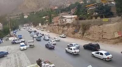 جاده هراز به منظور تخلیه بار ترافیکی یک طرفه شد