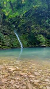 فیلم آبشار زیبای کیامید در مازندران