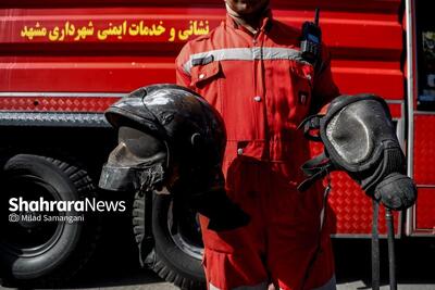 تسلیت فرمانده سپاه امام رضا (ع) در پی جان‌باختن آتش نشان مشهدی