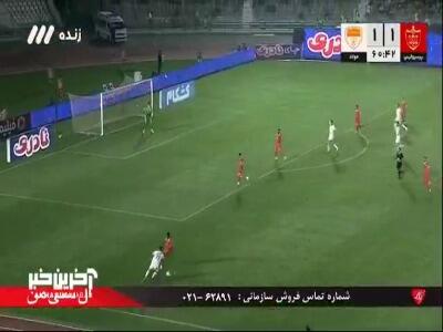 شوت سعید صادقی با واکنش خوب نیازمند همراه شد