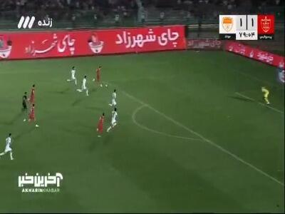 موقعیتی که ارونوف و بازیکنان پرسپولیس به این شکل از دست دادند