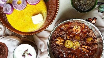 طرز تهیه خورش شش انداز گیلانی خوشمزه بدن گوشت