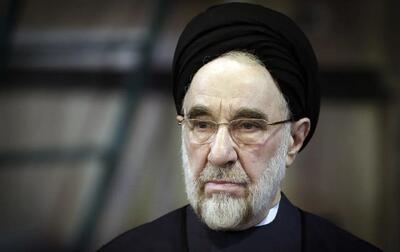 اولین حضور سید محمد خاتمی در یک مراسم پس از مرخص شدن از بیمارستان