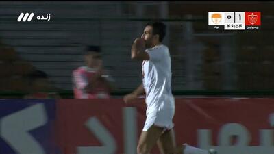 گل اول فولاد به پرسپولیس (محمدرضا سلیمانی)