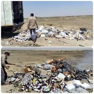 امحاء ۲تن اقلام سلامت‌محور تاریخ‌گذشته و قاچاق در آبادان