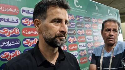 پژمان نوری مدیرعامل ملوان: داور و زمین مانع بازی زیبا شدند