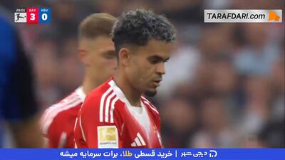 گل لوئیس دیاز به هامبورگ (بایرن مونیخ 4-0 هامبورگ) - پارس فوتبال