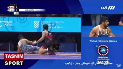 فیلم/ صعود نفس‌گیر کامران به نیمه‌نهایی / کادیف هم مقابل گلادیاتور ایرانی زانو زد