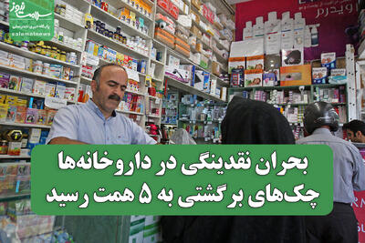 بحران نقدینگی در داروخانه‌ها؛ چک‌های برگشتی به ۵ همت رسید