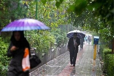 تشدید بارش باران و کاهش حداکثر ۶ درجه‌ای دمای هوای گیلان از امشب