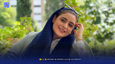 قاب مشترک فاطیما بهارمست و هادی حجازی‌فر در پشت صحنه فیلم جدید