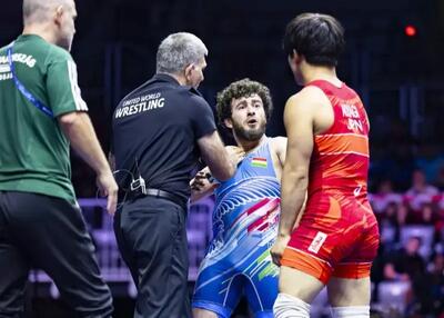 زد و خورد قهرمانان جهان روی تشک و داخل تونل!