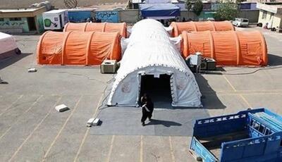 برپایی هفتادمین بیمارستان سیار در منطقه محروم زهک