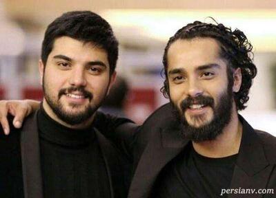 پخش زنده از چهره ها؛عکس جالب و دیده نشده از سینا مهراد و برادرش ساعد سهیلی