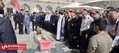 وداع با آتش نشان فداکار مشهدی