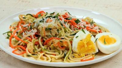 طرز تهیه پاستای هویج و کدو