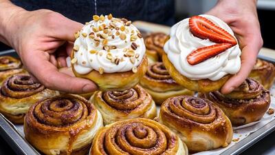 آموزش پخت شیرینی خوشمزه با ماست و آب گرم!