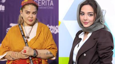 تصویر روز | بهاره رهنما و المیرا دهقانی در اکران خصوصی | گلی شی