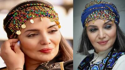 تصویر روز | استایل عجیب و دیدنی الهام پاوه‌نژاد | گلی شی
