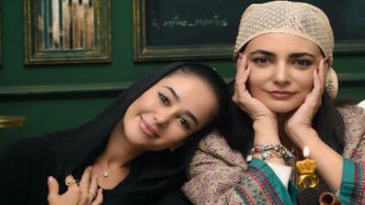 تصویر روز | جشن تولد لیندا کیانی در کنار النار حبیبی | گلی شی