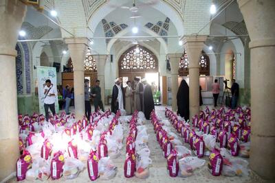 توزیع ۵ هزار بسته معیشتی در حرم سیدعلاءالدین حسین(ع)