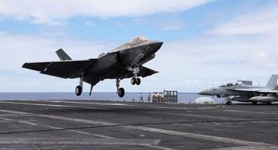 تصاویر جالب از سوخت گیری جنگنده F-35 | جهان نیوز