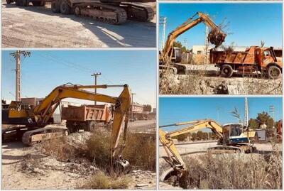 عملیات لایروبی کانال‌های آب‌های سطحی در بوشهر آغاز  شد