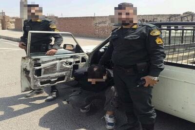 سارق خودرو در خیابان شوش پس از تعقیب و گریز دستگیر شد