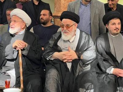 اولین حضور عمومی مهدی کروبی پس از رفع حصر + عکس