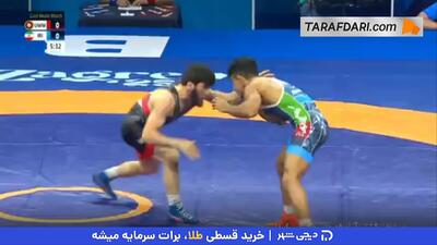 مدال طلا از دست رفت؛ شکست سنگین احمد محمدنژاد جوان مقابل زائوراوگویف در فینال ۶۱ کیلوگرم کشتی آزاد جهان - پارس فوتبال