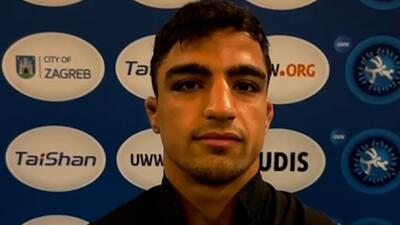 مصاحبه احمد جوان بعد از کسب نقره جهان