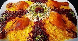 یک غذای سالم؛ زرشک پلو با مرغ