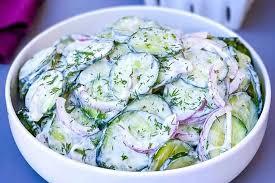 با سالاد خیار اشتهات باز میشه
