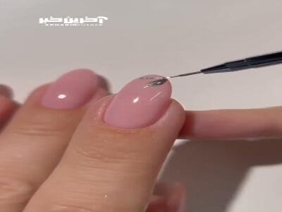 دیزاین دخترانه ناخن!