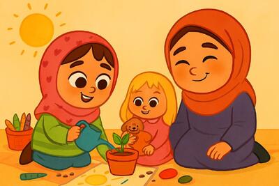 خواهر کوچولو، نقاش کوچولو