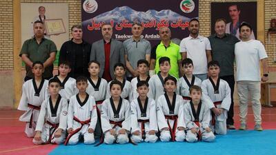 مسابقات تکواندو استان اردبیل برگزار شد