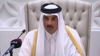 امیر قطر: اسرائیل به یک کشور میانجی حمله کرد/ جهان از این تجاوز شوکه شد (فیلم)
