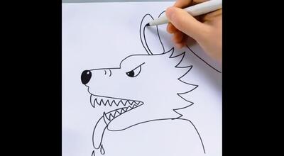 نقاشی با کف دست؛ خلق حیوانات و شخصیت‌های خلاقانه (فیلم)