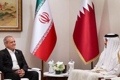 پزشکیان در دوحه با امیر قطر دیدار کرد